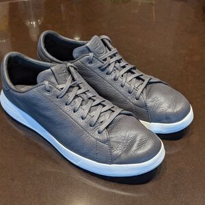 Cole Haan grand series grey leather sneakers 10